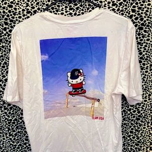 Hello kitty white tee